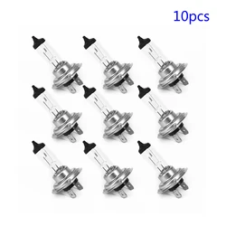 10 PCS Samochodowe reflektory halogenowe H7 DC 12V 55W 4300K Żółte światło halogenowe Żarówki Auto Lampa Światło postojowe Akcesoria samochodowe