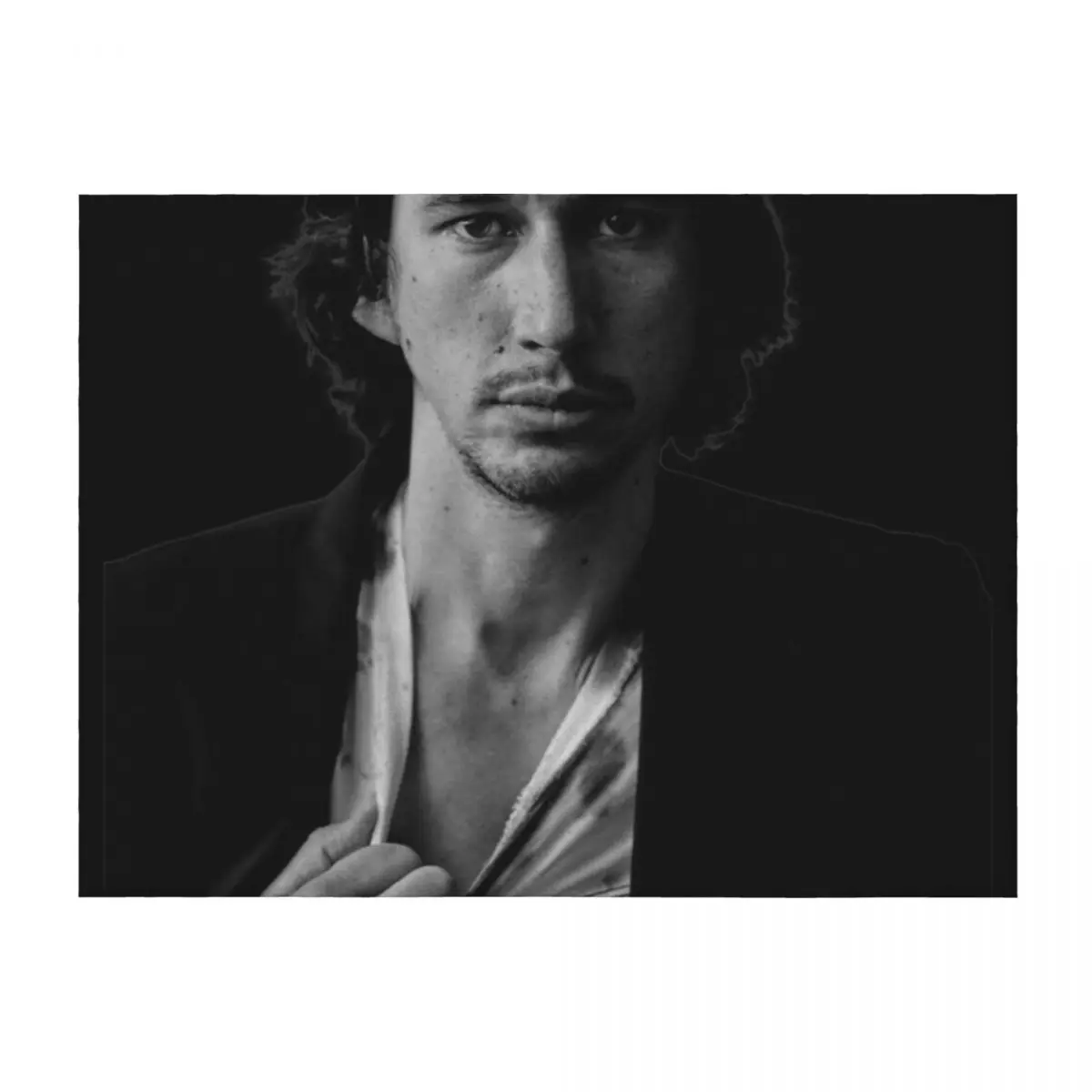 

Adam Driver Throw Blanket blankets and throws Thins Sofas Shaggy Blankets