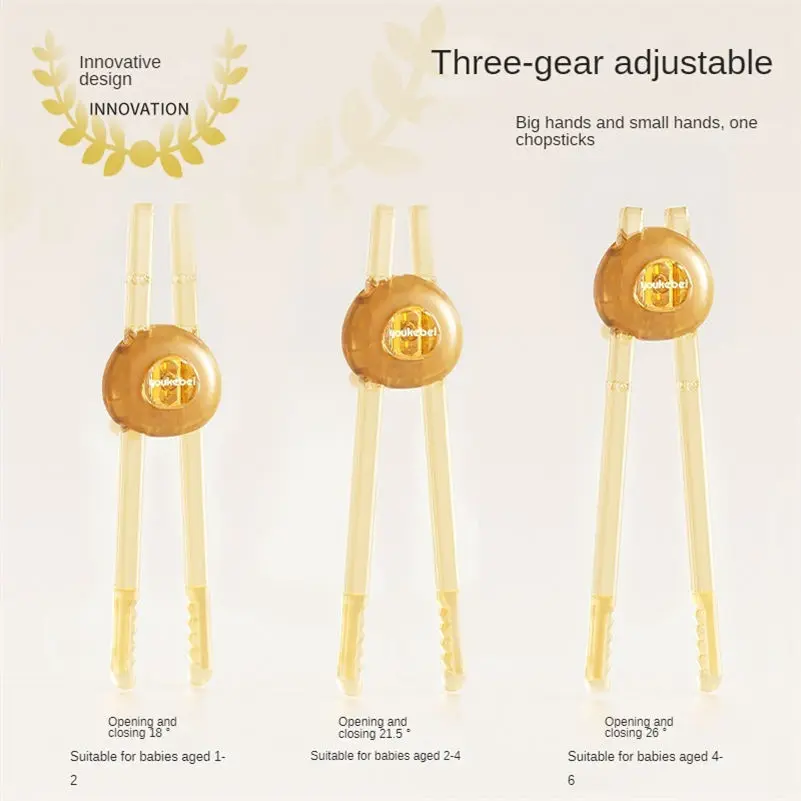 

Детские палочки для еды с тремя регулировками. Безопасный и нетоксичный материал PPSU. Подходит для детей 1-6 лет.