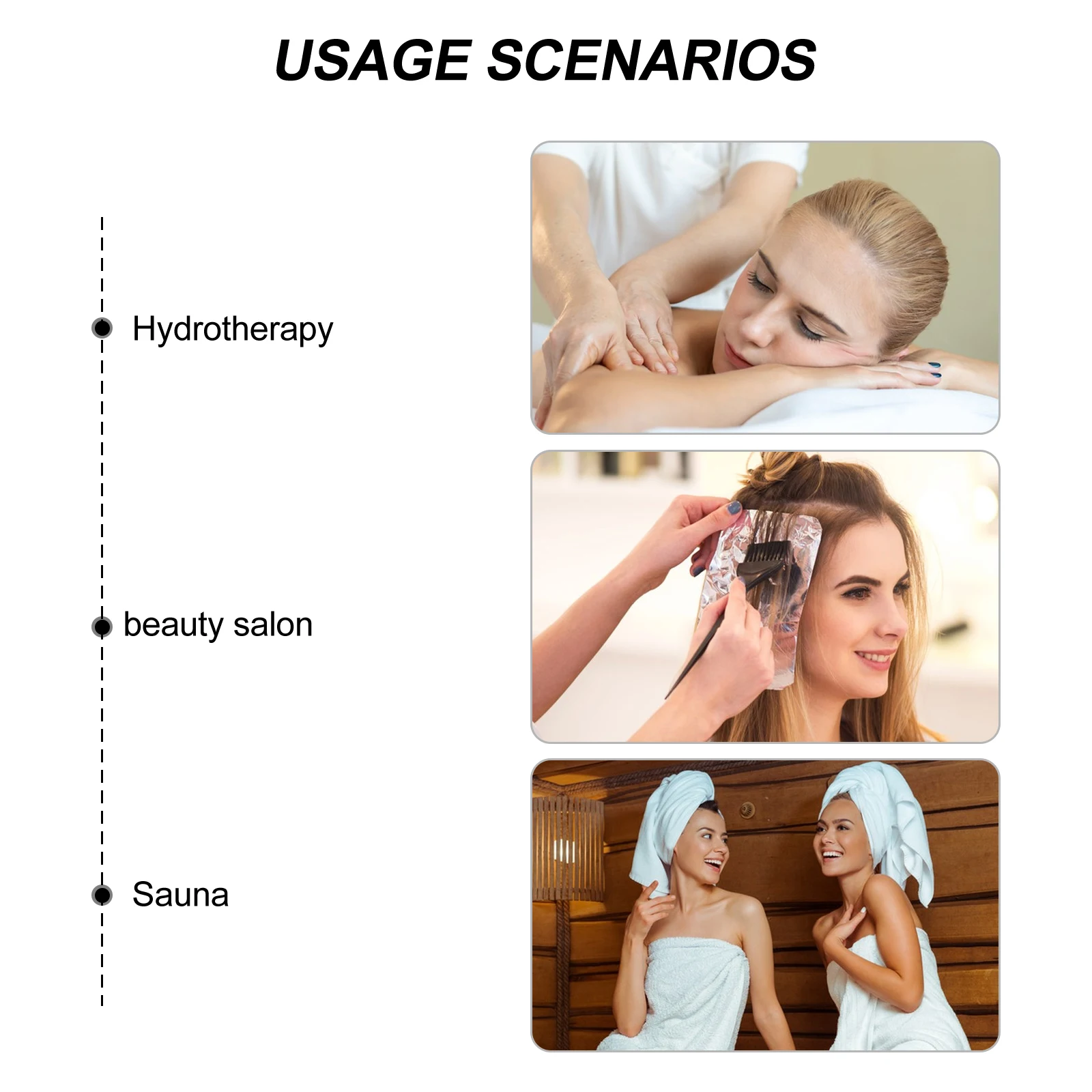 

3Pcs Deep Conditioning Cap Tin Foil Hair Processing Caps Elastic Baking Oil Hair Dye Cap for Spa Salon Sauna Treatment