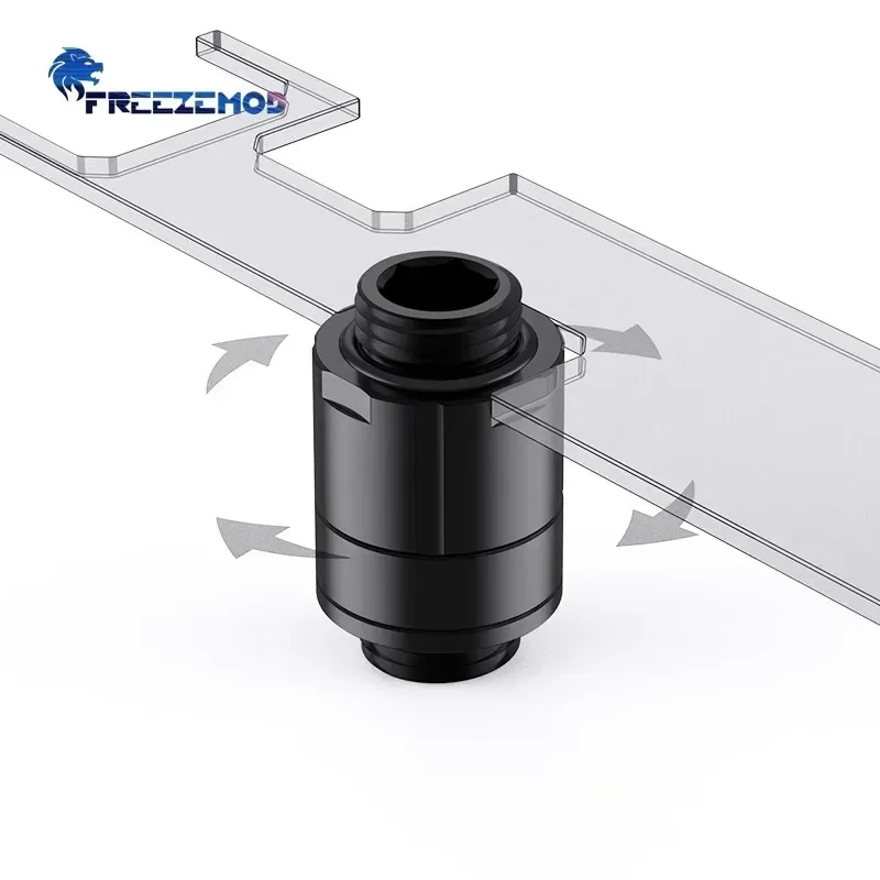M-M Extension Fitting Water Cooler 16-69mm Brass Expansion Adjustment MOD FREEZEMOD PC Cooling Metal Extension Accessories