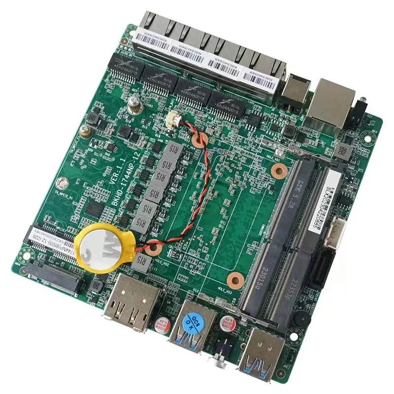 Intel N100 Celeron N5105 جهاز توجيه ناعم بدون مروحة كمبيوتر صغير 4x Intel i226 i225 2.5G LAN HD DP pfSense جهاز جدار الحماية ESXI AES-NI