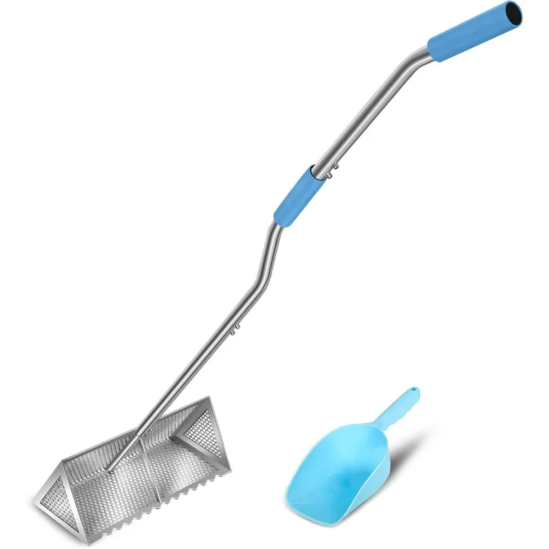 

Sand Flea Rake Pro, Heavy Duty Sand Rake for Beach with Large , Sand Crab Catcher with Non-Slip Comfy Ergonomic Handle