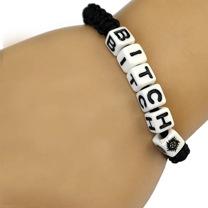 بوهو اليدوية نسج حبل الراتنج الخرز الإسورة للنساء الرجال للجنسين خمر سوار قابل للتعديل فاسق الشارع الفن الإكسسوارات هدية #2