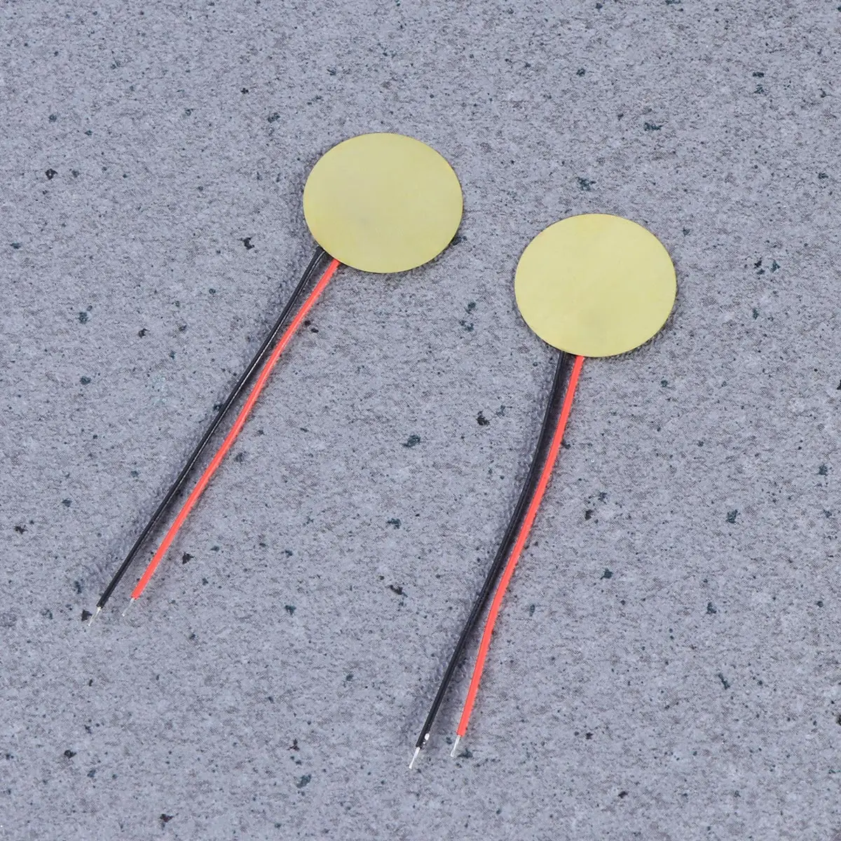 

10PCS Piezoelectric Buzzer Discs 20mm Brass Plate Low Voltage Guitar Pickups Diaphragm Microphone Box Accessories