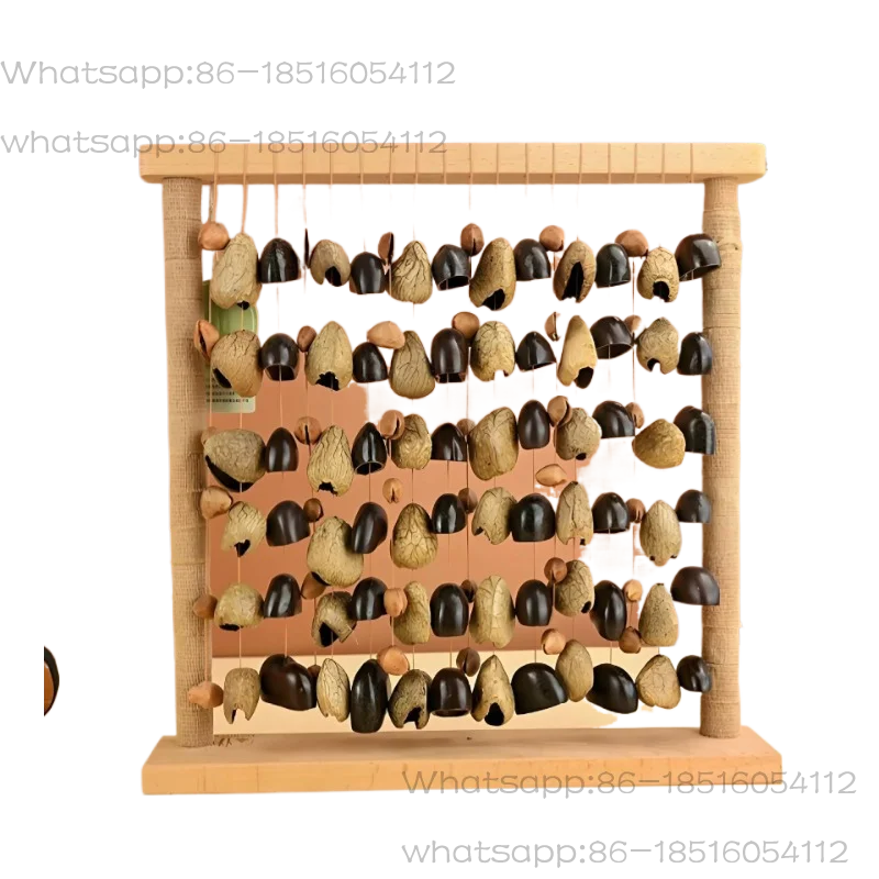 Fruit Shell Rattle Relaxing Sound Bundle Fruit Wind Chime Meditation Row Bell Sound Therapy Musical Instruments Percussion
