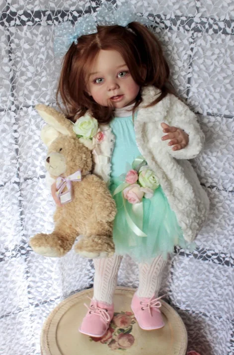 

St. Store 28inches Reborn Doll High Quality Hand Draw Details Katie Maire Posable Legs