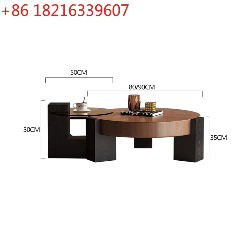 TAO Mid Century Vintage Coffee Tables Wabi Sabi Designer Wabi Sabi Trendy Coffee Table Premium Elegant Mesinha Living Room Furni