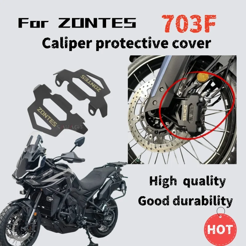 

Foe ZONTES 703F new modified parts front caliper protective cover motorcycle protective cover caliper cover accessories