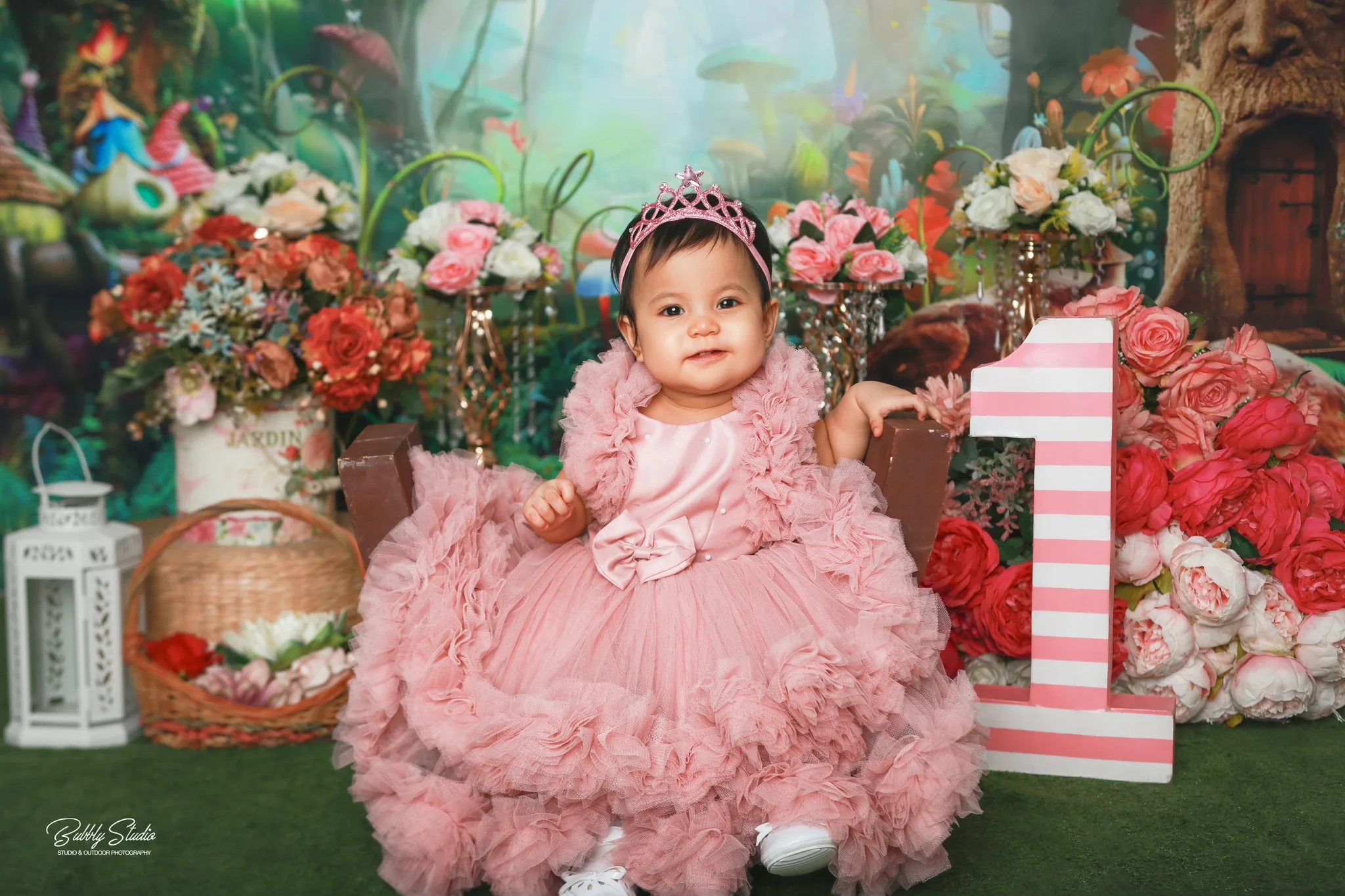 

Pink Princess Flower Girl Dress Tiered Tulle Sexy Sleeveless Wedding Kids Birthday Party Pageant Gown Customized