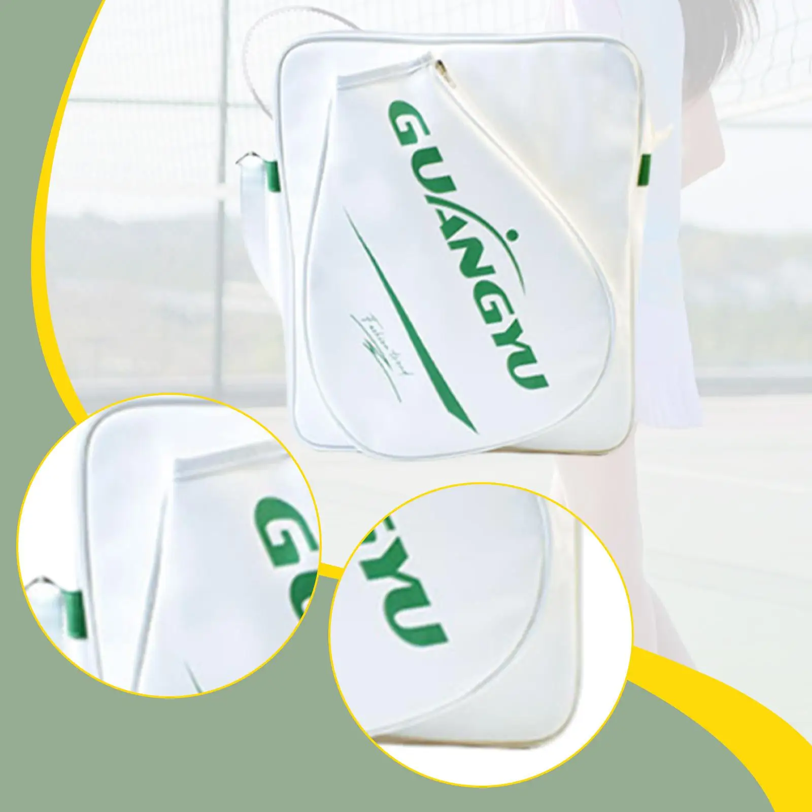 

Badminton Racket Bag Professional Adjustable Shoulder Strap Sports Tote Bag