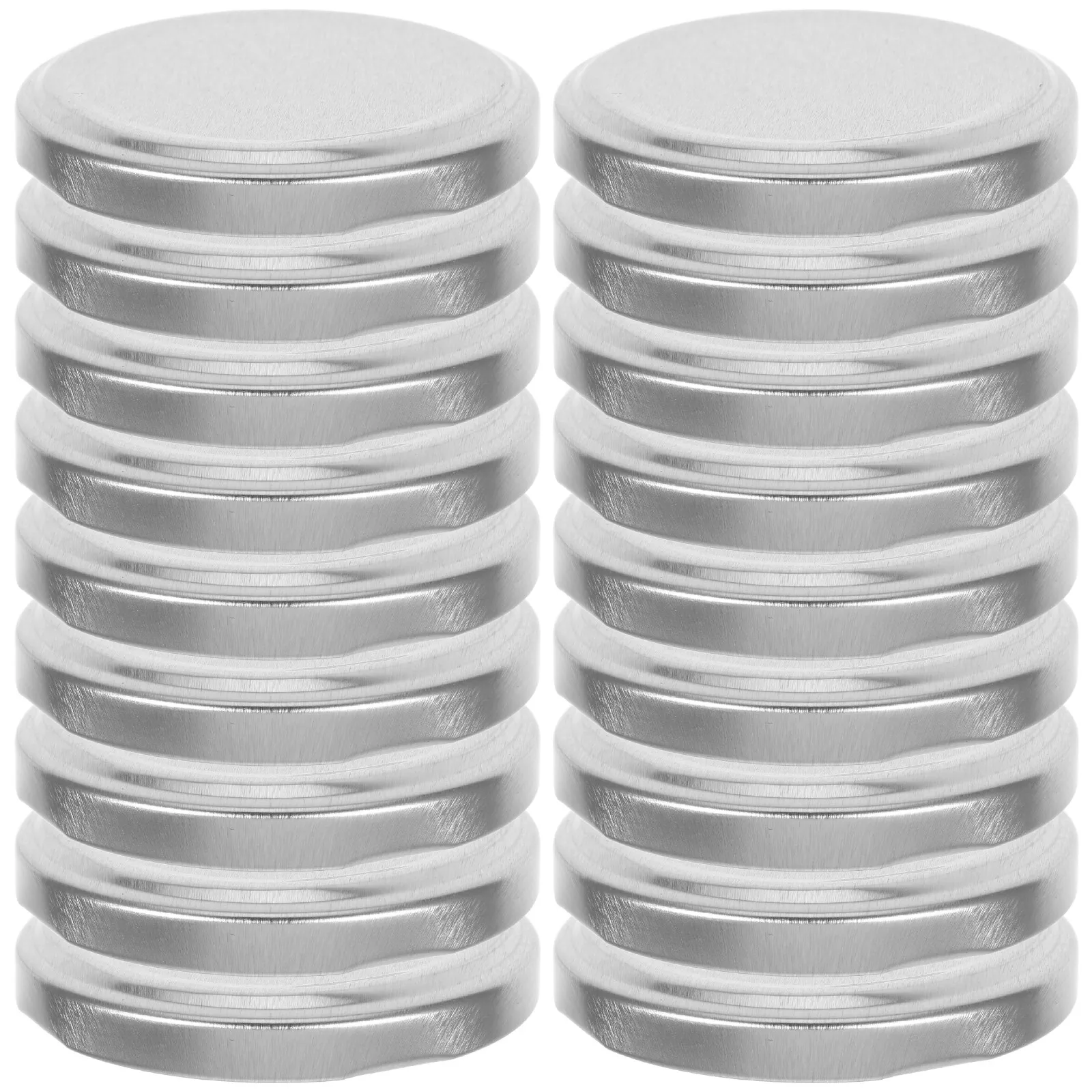 100Pcs Metal Mason Jar Lids 66Mm Regular Mouth Tinplate Airtight Caps for Food Preservation Jam Honey Jelly Spices Storage