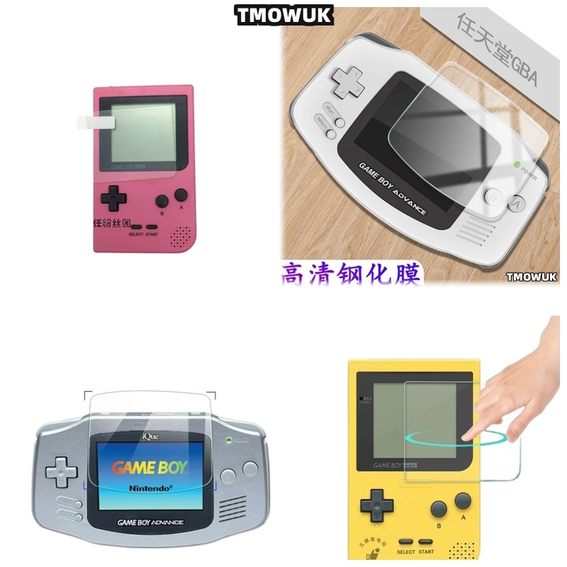

For Nintendo Game Watch GBP GBA GBC Excellent Tempered Glass 9H 2.5D Durable Screen Protector Film