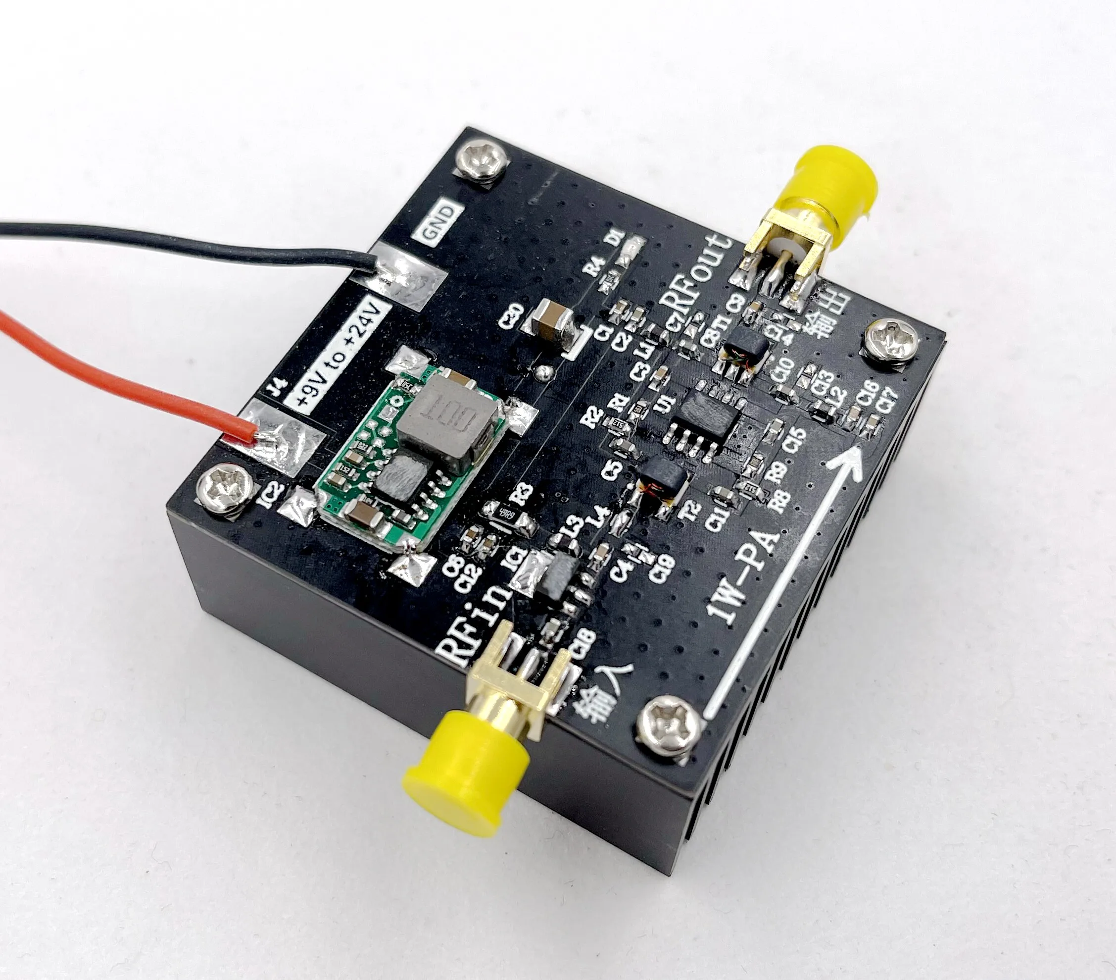 10M-2000MHz 1W Power Amplifier HF FM VHF UHF FM Transmitting Broadband RF Power Amplifier