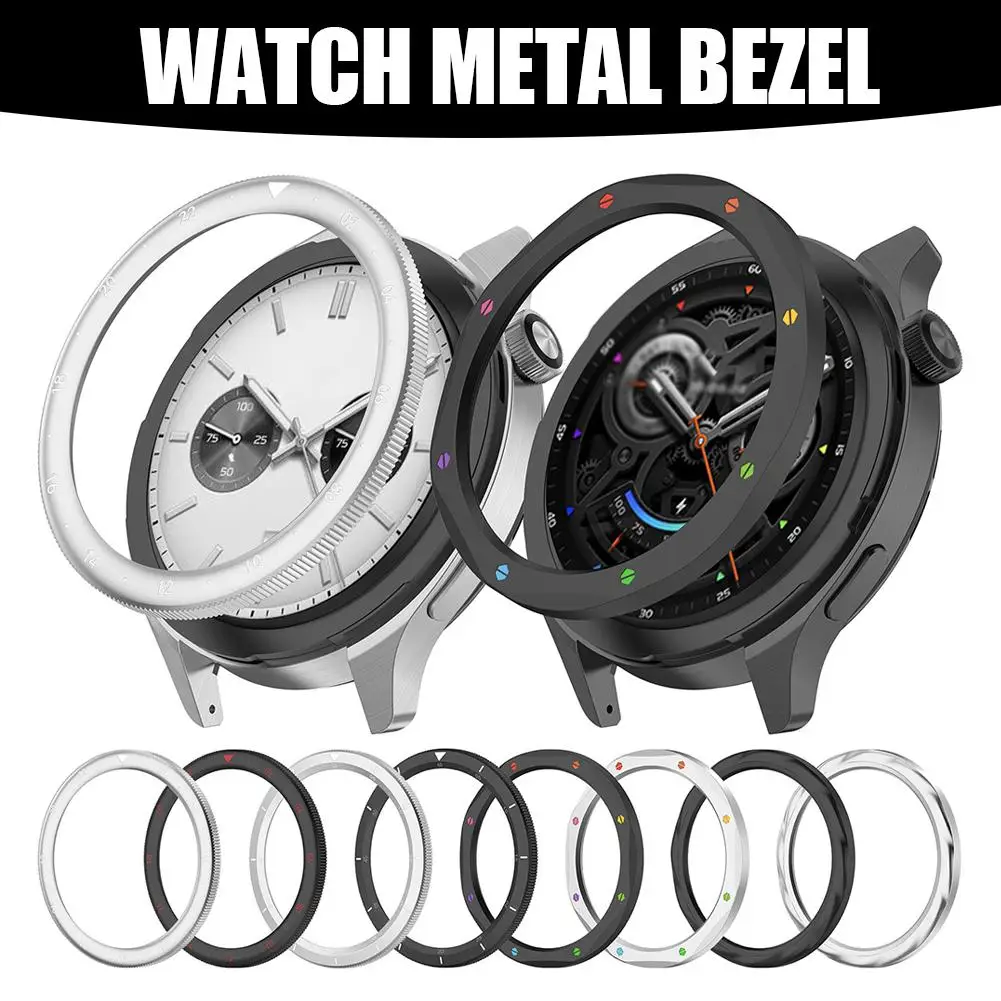 Metal Bezel For Watch S4/ Watch S4 Esim/ Watch S3/ Watch S3 Esim Protector Cover D4v7