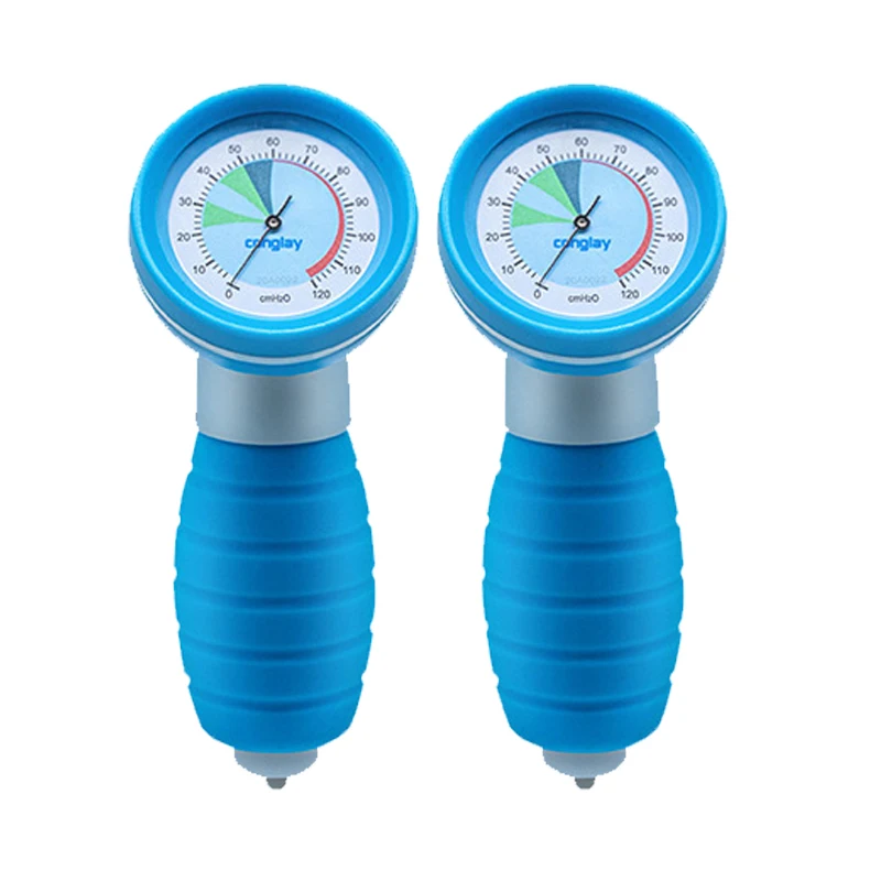 

Stock American Balloon Pressure Gauge Handheld Pressure Pump Tracheal Intubation Pressure Gauge with Hook ETT Gauge Cov