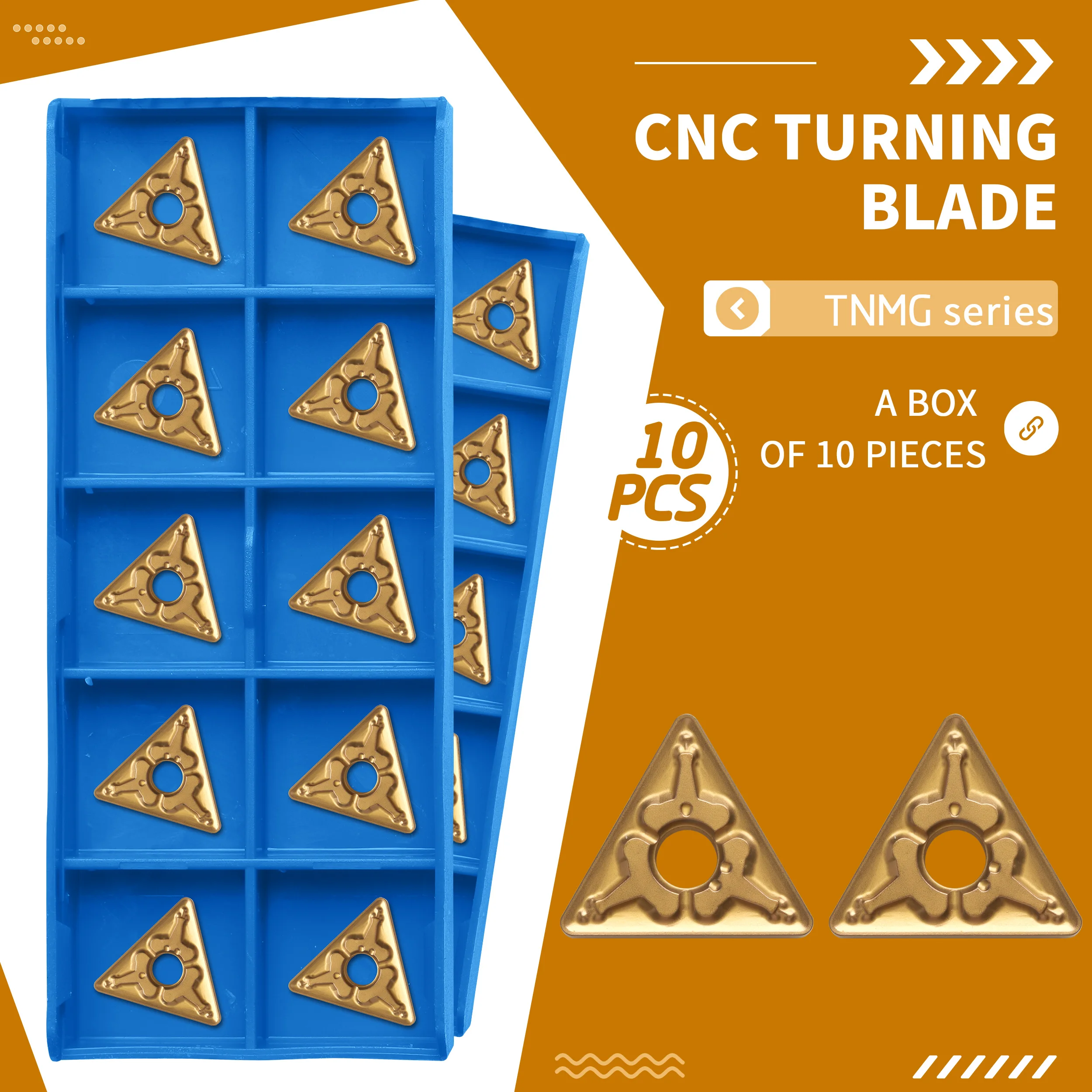 TNMG160404-TM NK3030 TNMG160408 utensili per tornitura CNC inserti in metallo duro taglio lavorazione triangolo ad alte prestazioni. Uso su due lati