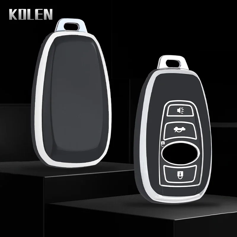 Neue TPU Auto Remote Key Case Abdeckung Shell Fob Für Subaru BRZ XV Forester Legacy Outback Schlüssel Kette Auto Zubehör Geschützt
