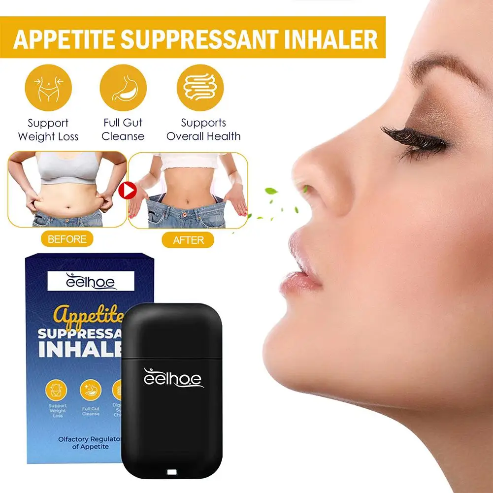 Appetite Suppressant Nasal Inhaler Suppress Appetite Weight Full Habits Cleanse Gut Manage Aids Dietary Loss Sculpting Slim Q3N2