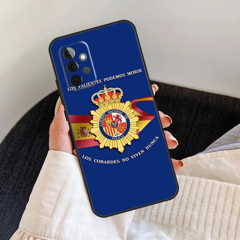 Civil Guard Spanish Flag Case For Samsung Galaxy A51 A71 A52 A72 A12 A22 A32 A42 A50 A70 A21S A52S Phone Cover