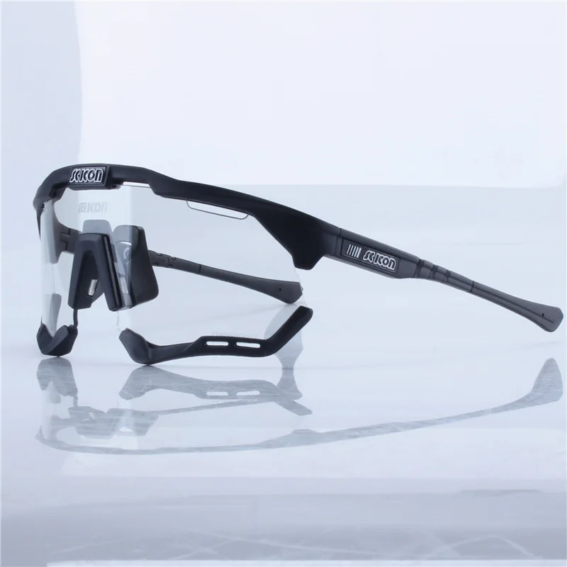 SCICON Sports Photochromic Sunglasses Men Women UV400 Protection Driving Cycling Sun Glasses Outdoor Auto Darkening Lenses