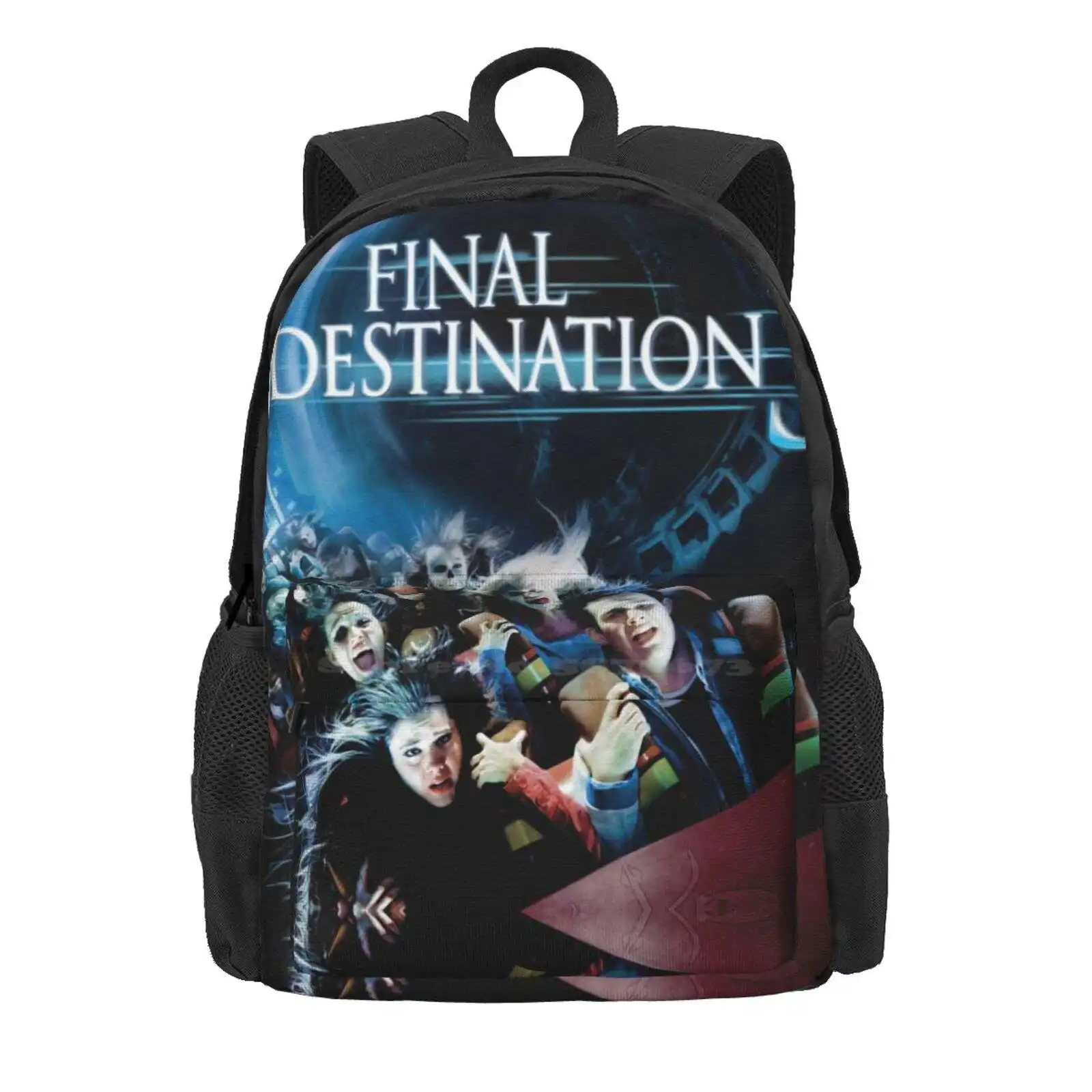 Final Destination 3 Poster Hot Sale Schoolbag Backpack Fashion Bags Final Destination Movie Death Roller