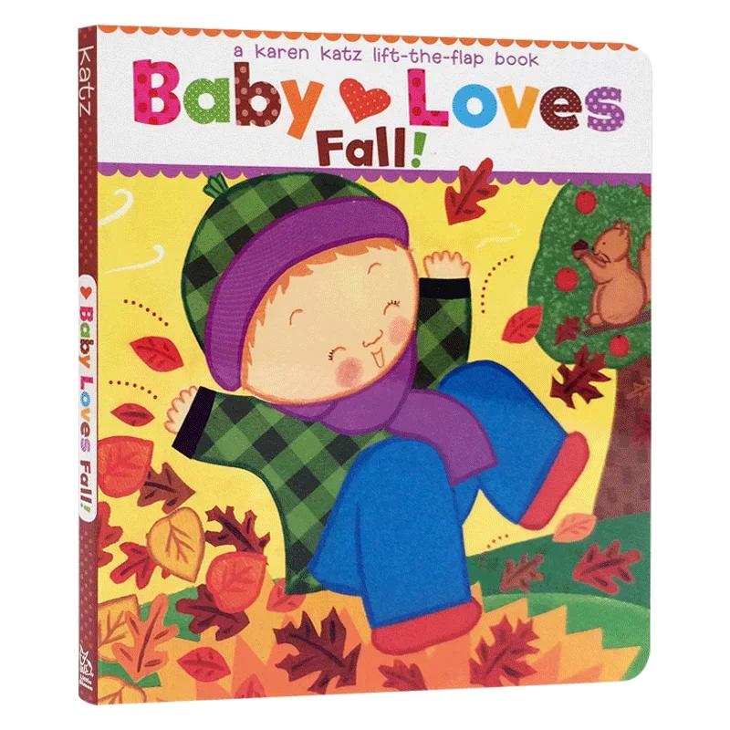 Baby Loves Fall, Karen Katz,Baby Children's books aged 1 2 3, English picture book,9781442452091