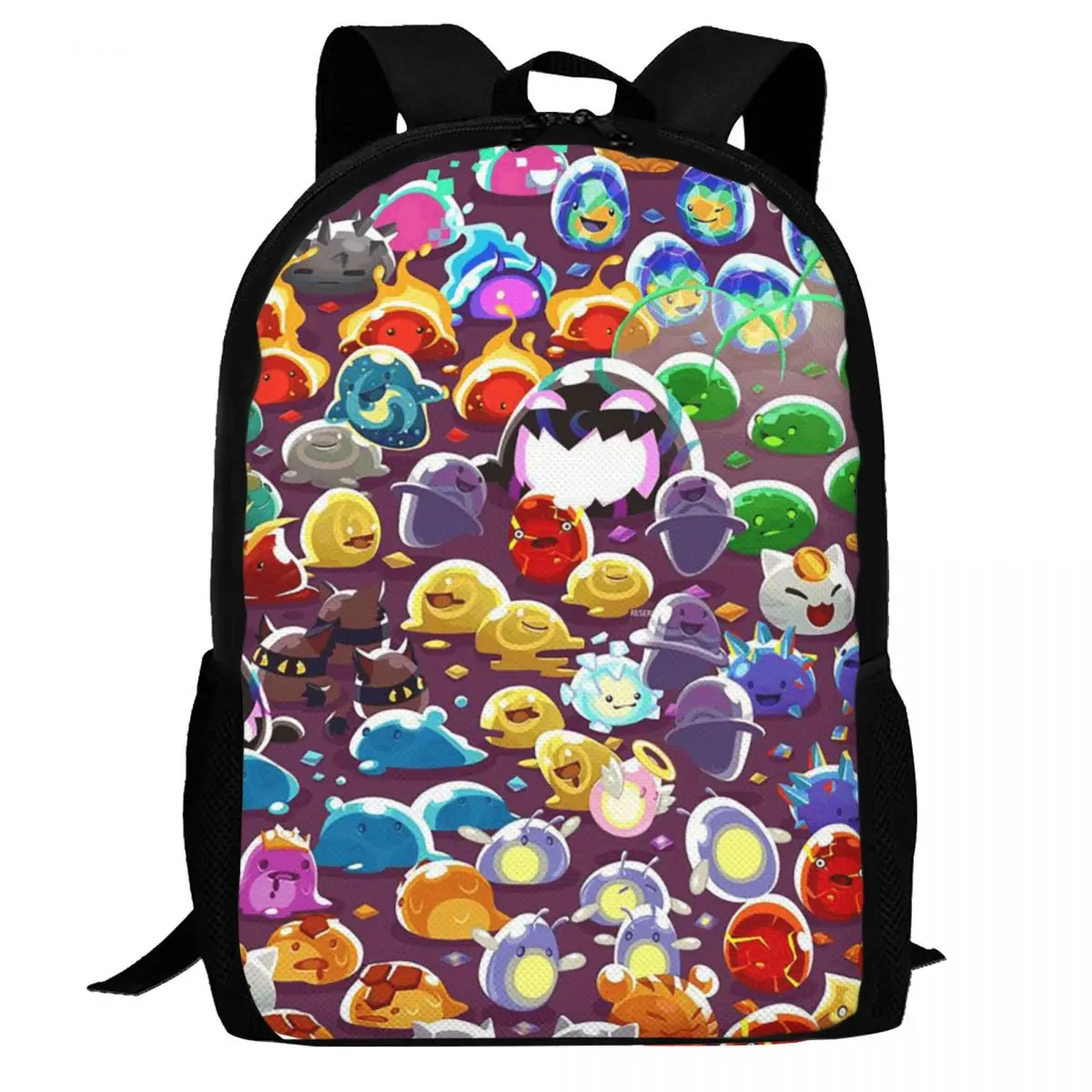 Slime Rancher Cartoon Game Anime Cute Backpack Daypack Large Capacity Boys Girls BookBag School Bag Shoulder Bags for Men Women