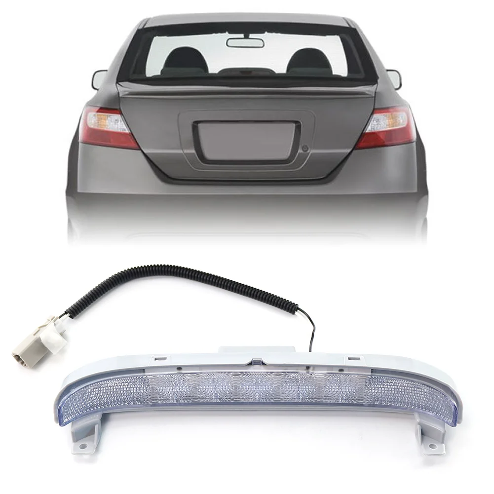 For Honda Civic EX Coupe Only 06-11 US Model 34270SVAA01 Car Red/Black /White LED 3rd Brake Taillight High Mount Stop Light