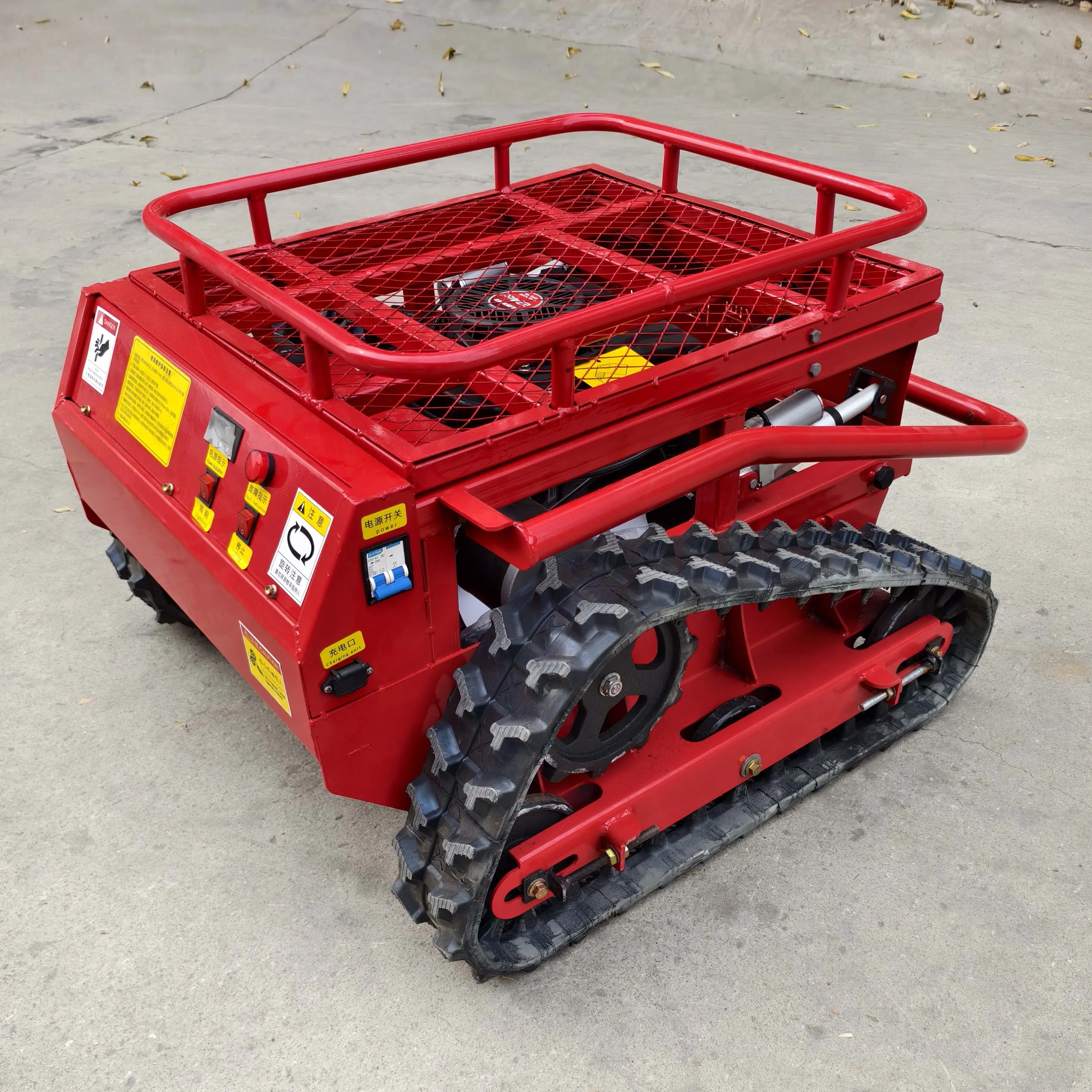 Lawn Mower Garden Automatic Weeding Machine 600mm Remote Control Grass Cutter