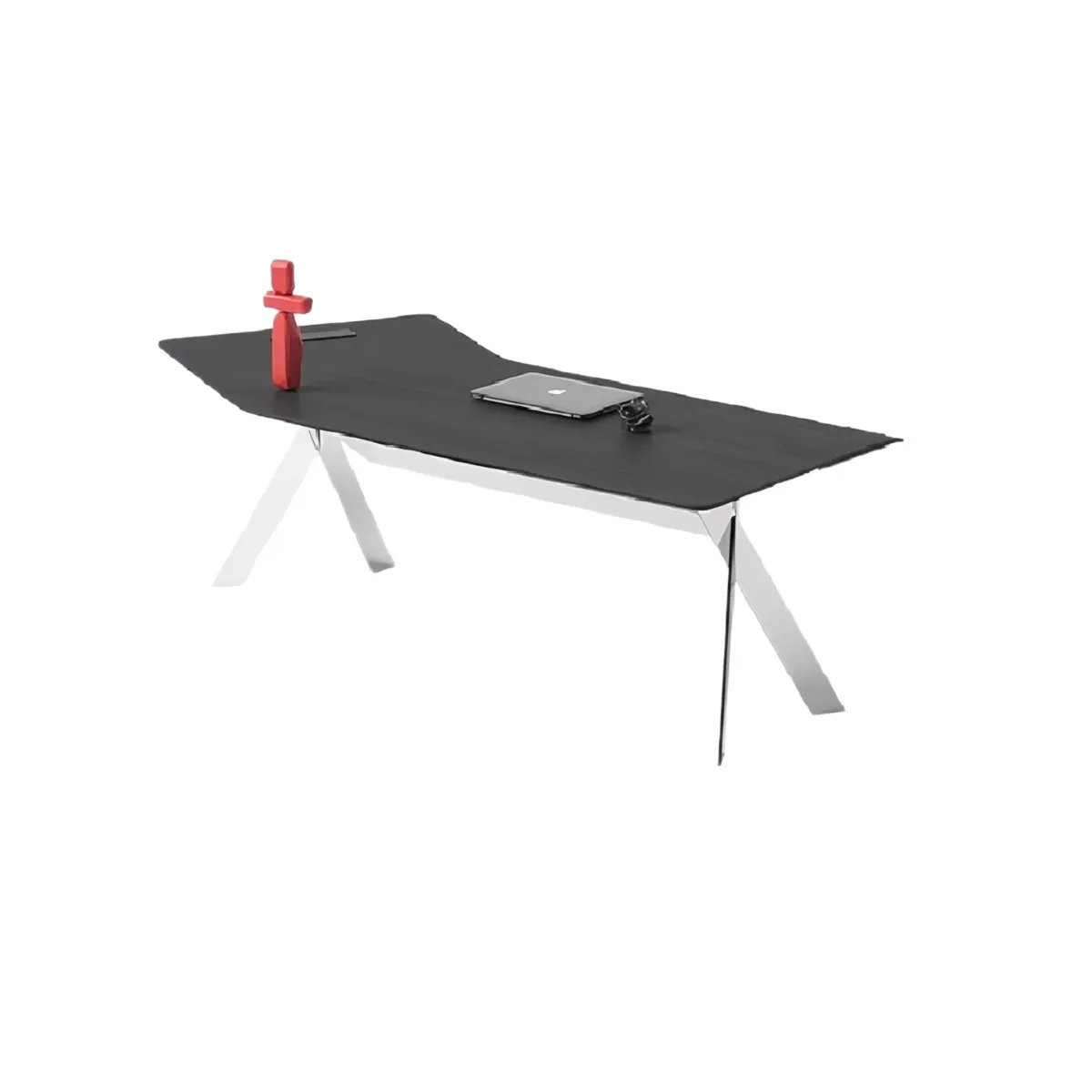 Boss Desk Manager Supervisor Black Stainless Steel Minimalist Design Advanced Sense Young Fashion Classroom