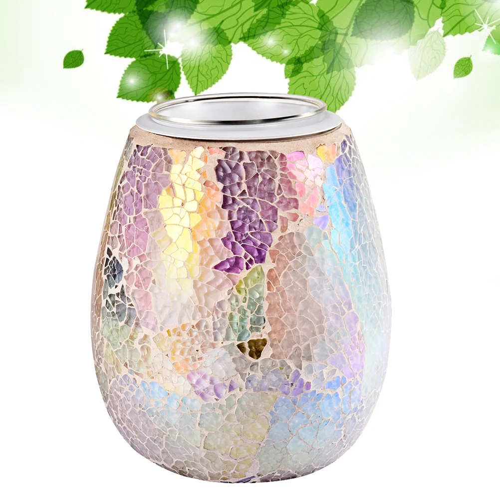 

1Pcs Gradient Color Fragrance Lamp Aroma Diffuser Scented Holder Glass Material Safe Use Beautiful Design Gift