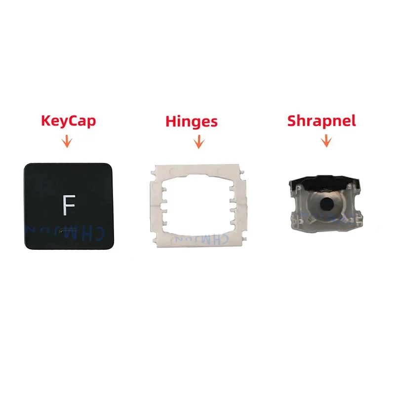 Replacement Individual F KeyCap Hinges and Shrapnel are Applicable for MacBook Pro A1534(2017)A1706 A1707 A1708 Keyboard