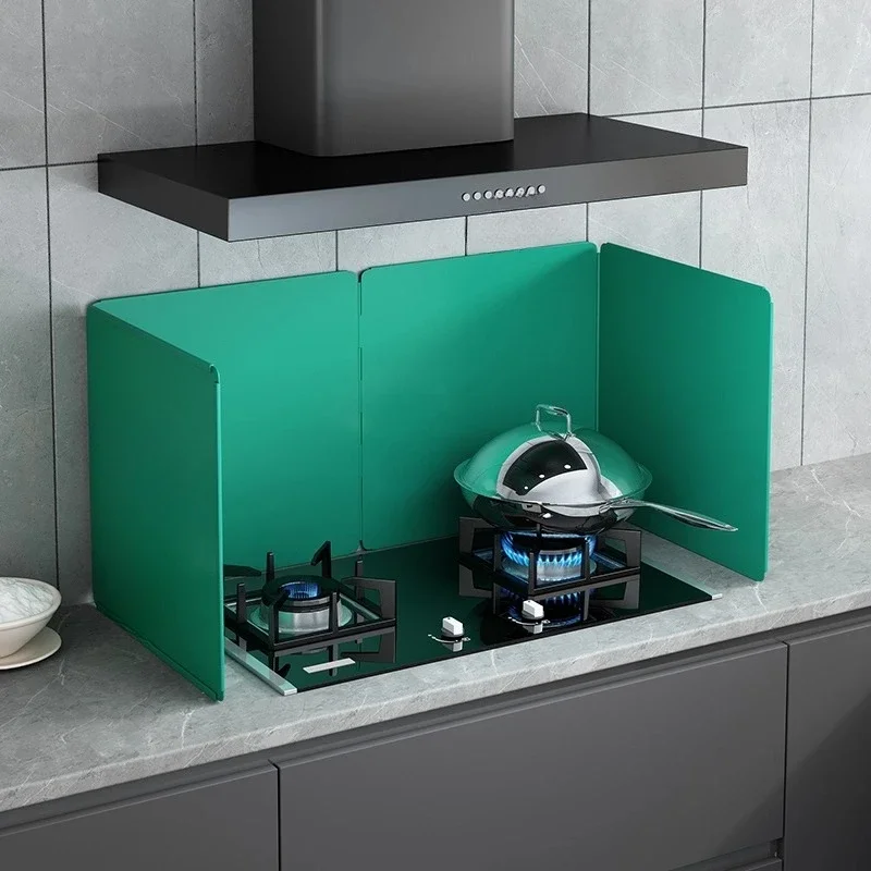 Kitchen oil stall windproof, thickened gas stove heat insulation and oil resistance, high temperature easy to clean cooking