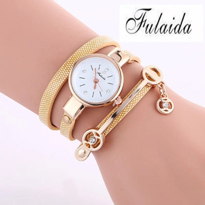 Watch Fashion Coiling Women's Watch PUFine Band Watch Ladies Popular Women's Bracelet Watch in Stock Wholesale