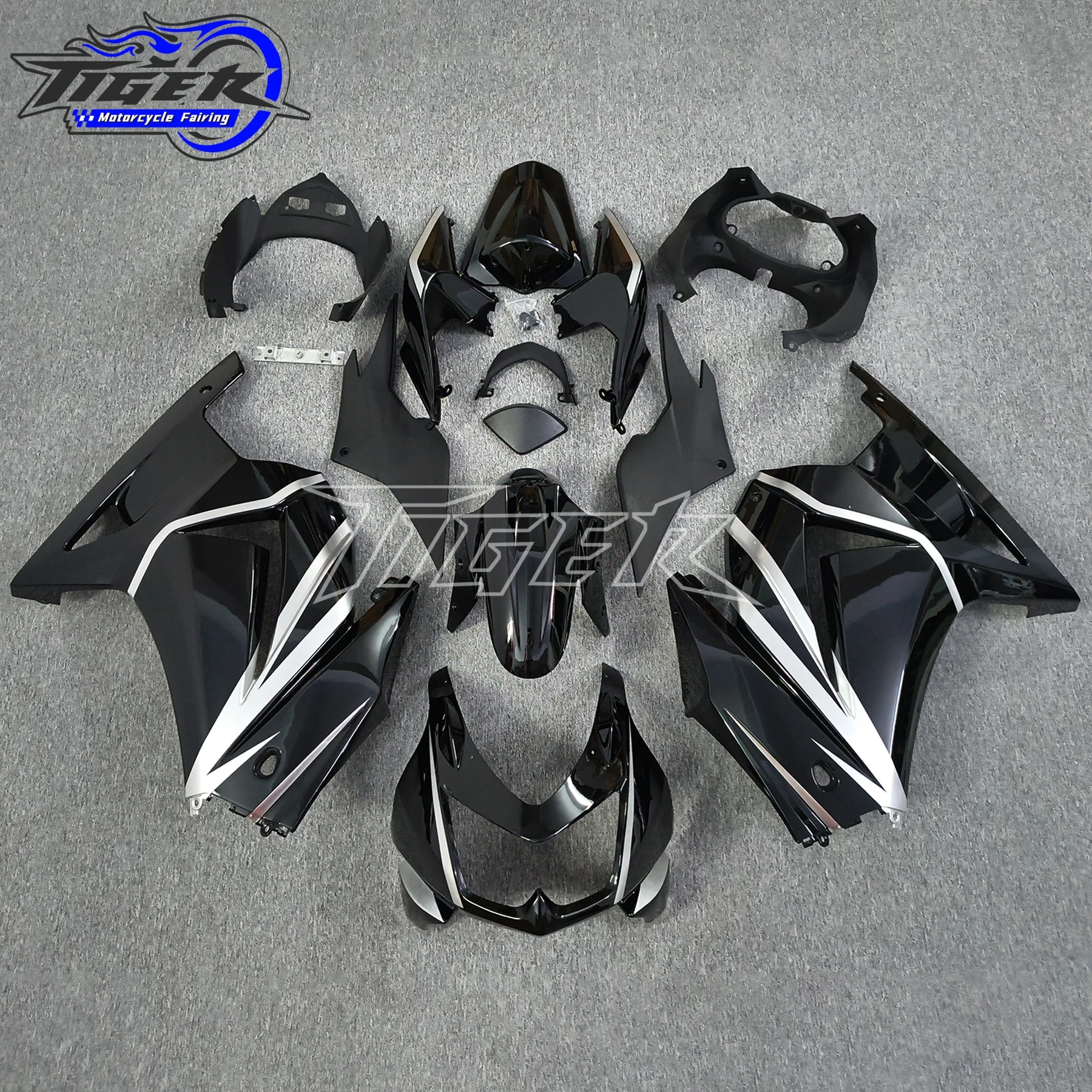 

Injection fairings kit for Kawasaki Ninja250R ZX250R EX250R 2008-2012 sport fairing kits for ninja250R 08-12 black
