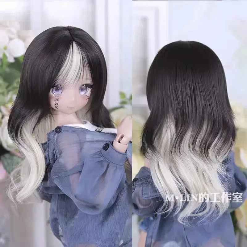 Parrucche per bambole BJD Capelli ondulati lunghi per accessori per capelli ricci 1/3 MDD Parrucca ad alta temperatura