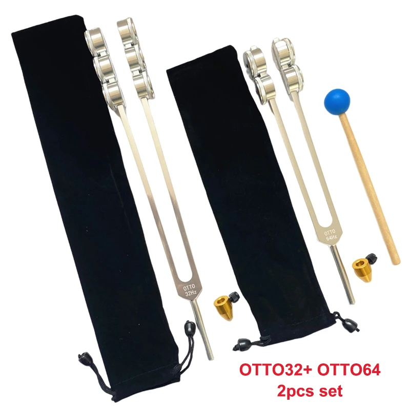 

32 Гц 64 Гц камертон из алюминиевого сплава специальный частотный ударный инструмент тюнер-инструмент для терапевтической звуковой терапии