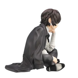 Anime Jepang Dazai Osamu Figurine Bungo Stray Dog Action Figure Koleksi Model PVC Mainan Periferal Hadiah Ulang Tahun 6 angka anjing liar bungo penjualan terbaik - №
