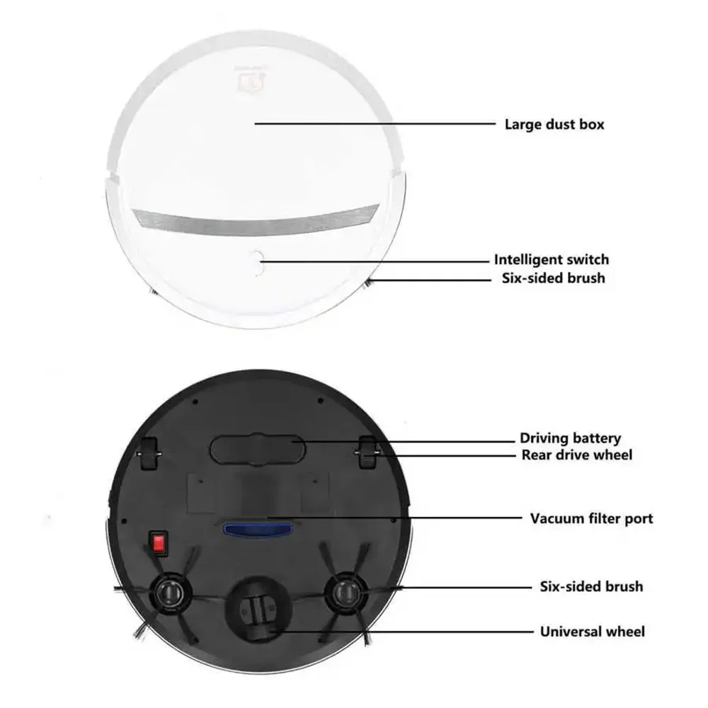 Robot de balayage multifonctionnel, chargement USB, appareils pour livres intelligents, appareils ménagers, livres de sol