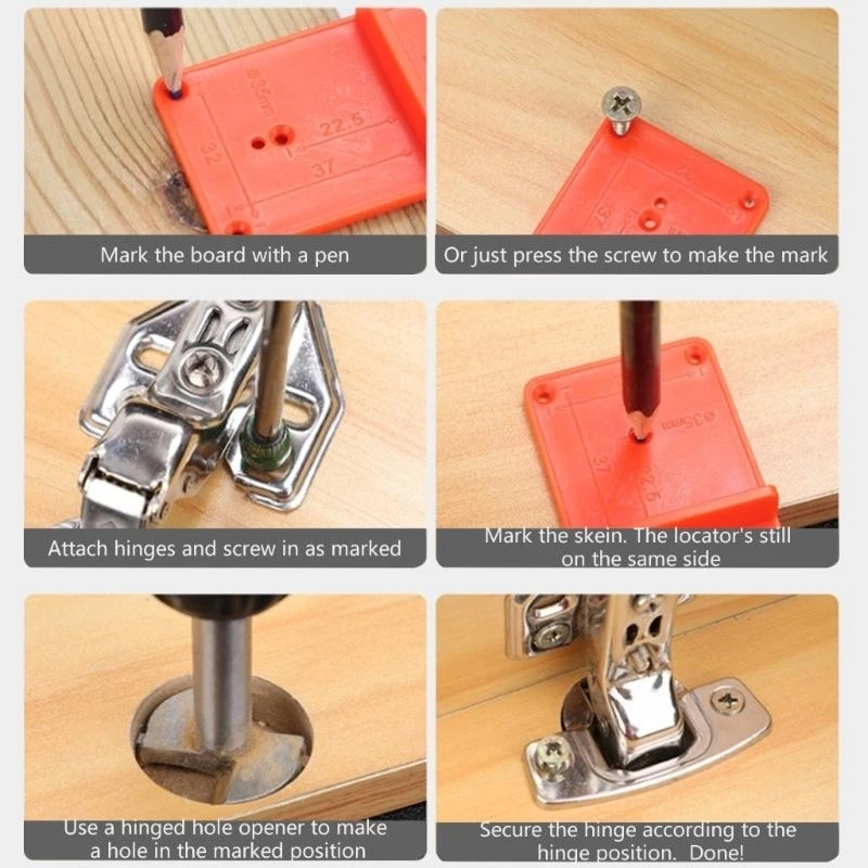 5ASD Practical Position Pouling Board Drill Guide for Furniture and Home Renovações