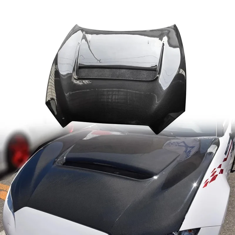 Carbon Fiber Engine Hood Convertible 2016-2022 High Strength Lightweight Easy Installation Factory Direct Durable