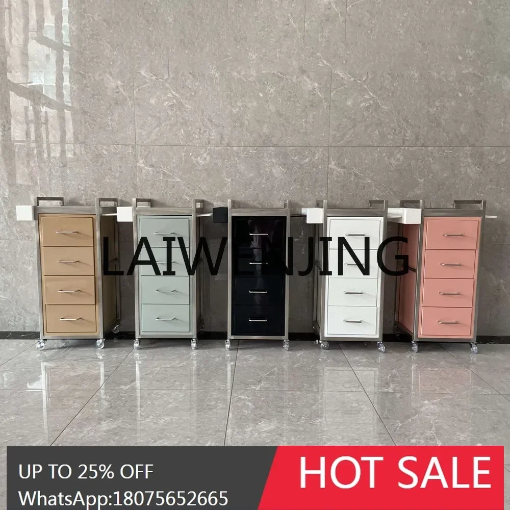Barber Shop Tool Cabinet Hair Stylist Drawer Salon Products Floor Standing Storage Cabinet