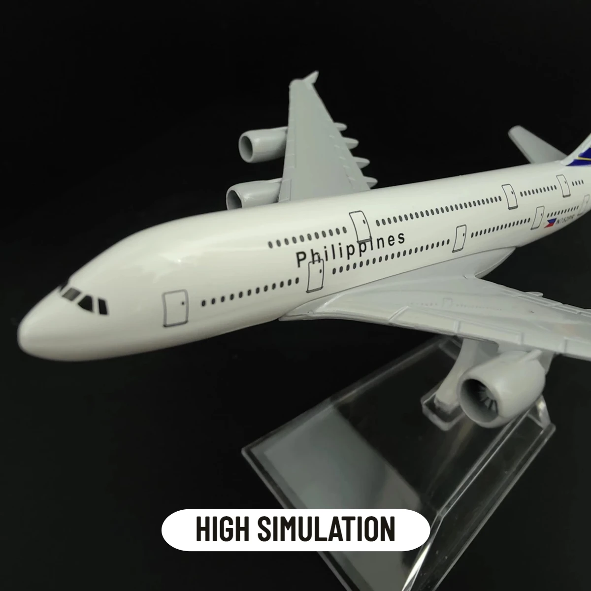 Scale 1:400 Metal Airplane Replica 15cm Philippines Airlines Boeing Airbus Model Diecast Aircraft Miniature Gift for Boy Girl