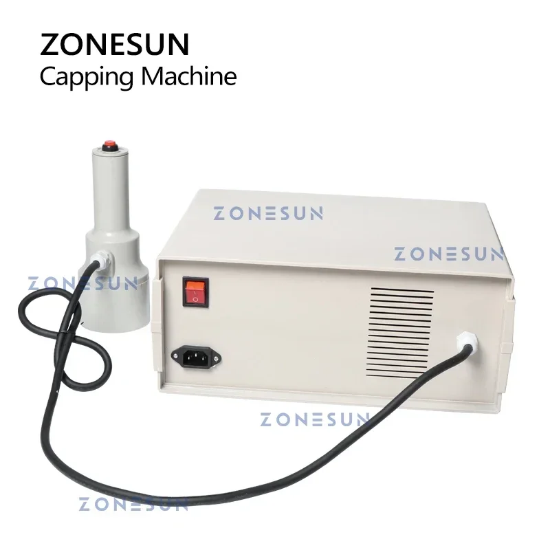 ZONESUN macchina per sigillare portatile con pellicola di alluminio di piccolo diametro macchina per sigillare bottiglie di plastica a punta affilata ZS-FK300