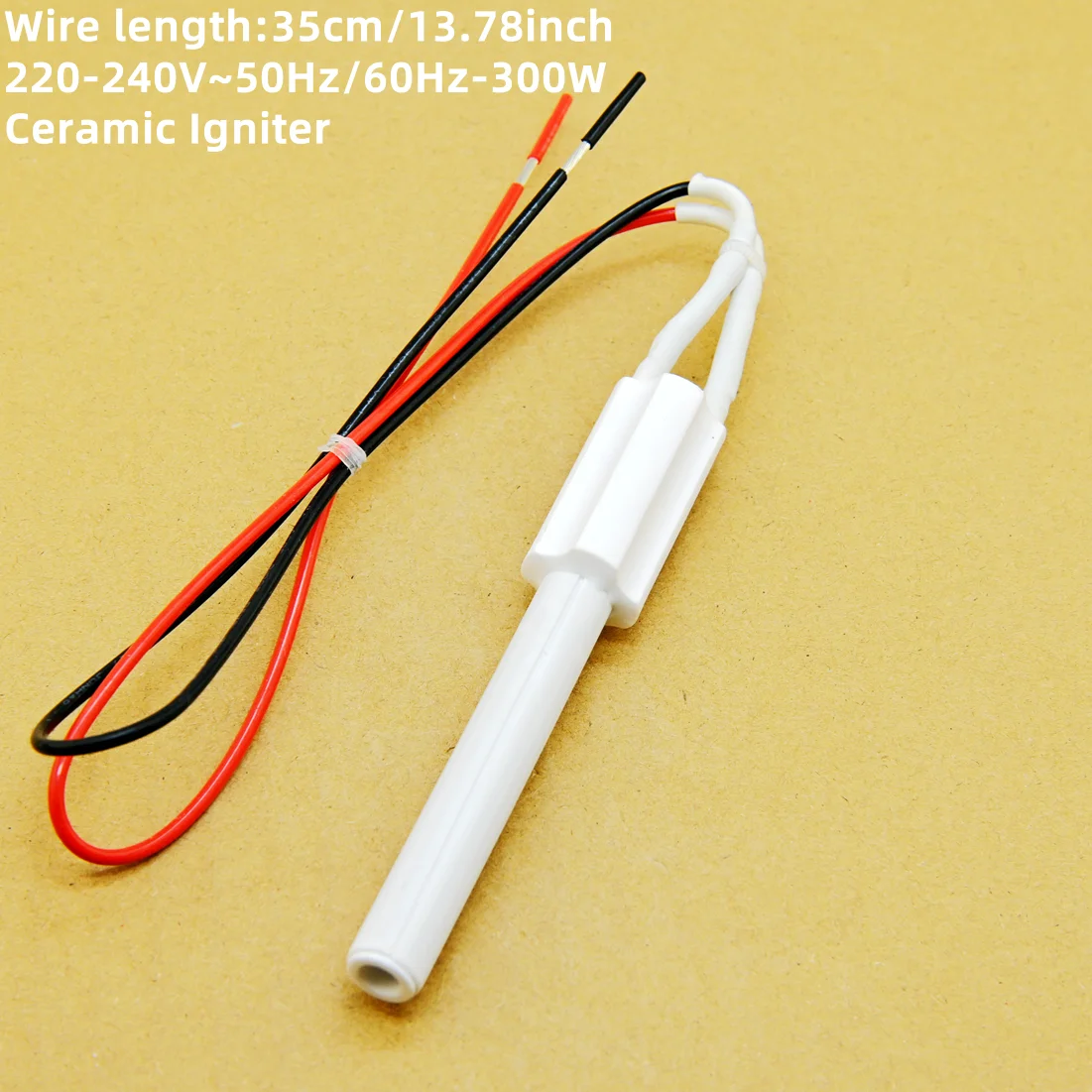 Universal 230V300W ceramic igniter, suitable for wood pellet furnaces, fast ignition, dry burning resistance, long service life