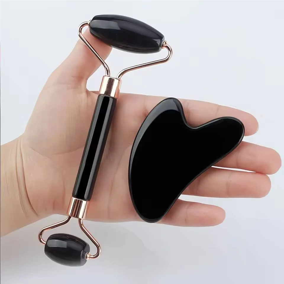 1/2/3 Stück Ice Face Roller Gesichtspflege Ice Roller Set, Gesichtsroller GuaSha FaceTool Set, Gesichtsmassage Roller Lifting Contouring – Detail 12