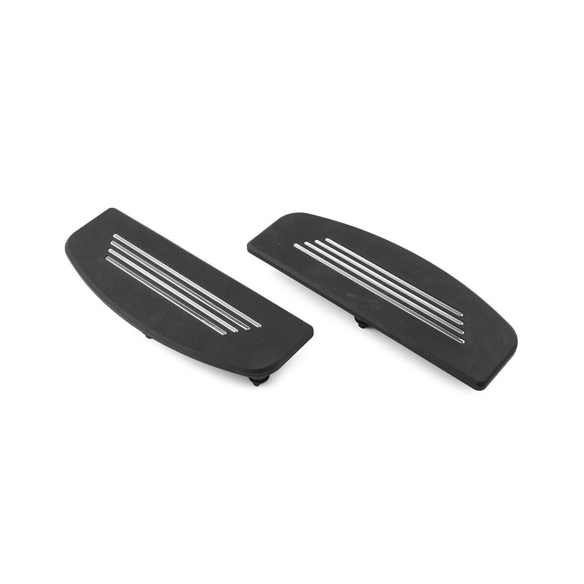 

1Pair Motorcycle Front Footrest Insert Foot Peg Trim for Street Road Glide Foot Pedal Covers