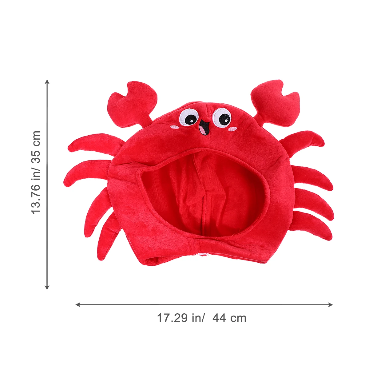 

Crab Party Hat Cosplay Headwear Headgear Headdress Hats for Cap Seafood Cartoon