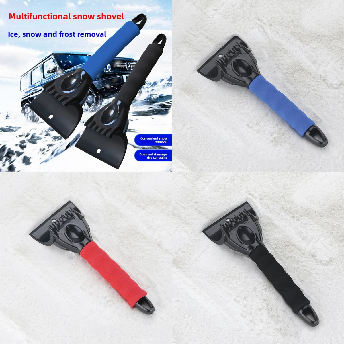 NEW Car Ice Scraper Snow Shovel Windshield Auto Defrosting Car Winter Snow Removal Cleaning Tool snow removal shove